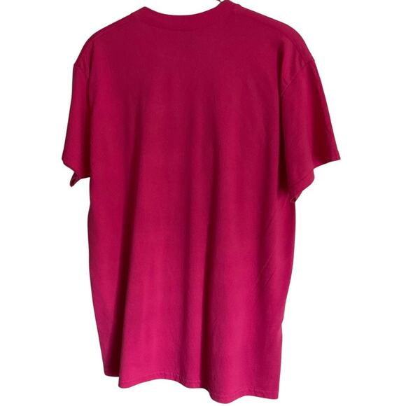 Ravens Womens Med Pink Breast Cancer Awareness Shirt NCAA‎ Football Gildan Tee - Picture 2 of 8